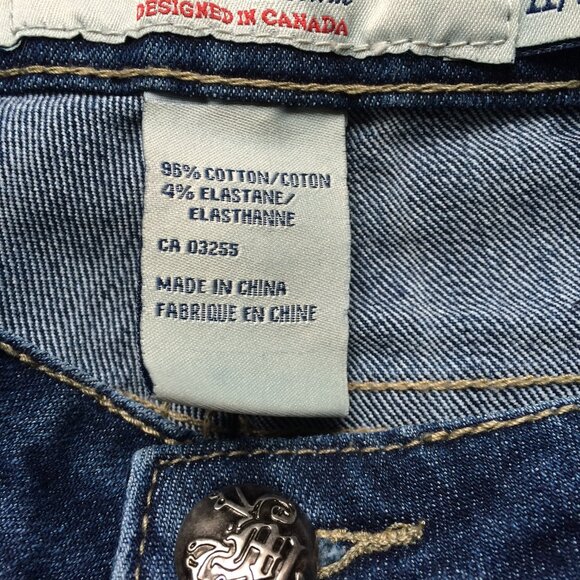 Miss Cocoa Womens Capri Jeans Sz 11-12 Studs Embroidery Mid-Rise Denim - Picture 5 of 7